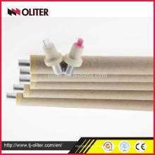800mm paper tube disposable fast pt rh consumable thermocouple 604 triangle tips